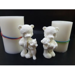 Молд силіконовий 3D Ведмедики сім'я набір